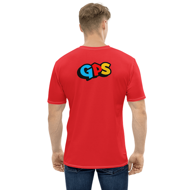 GPS Red and Blue Tie T-Shirt product image (2)