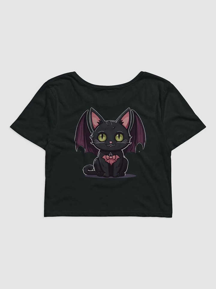 Dead Wicked Kawaii Bat Cat cropped T product image (2)