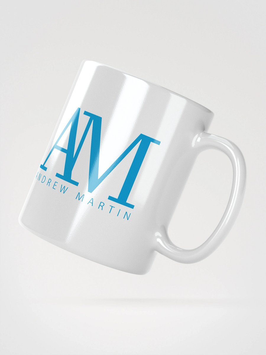 AM01 Andrew Martin Logo White Glossy Mug product image (5)