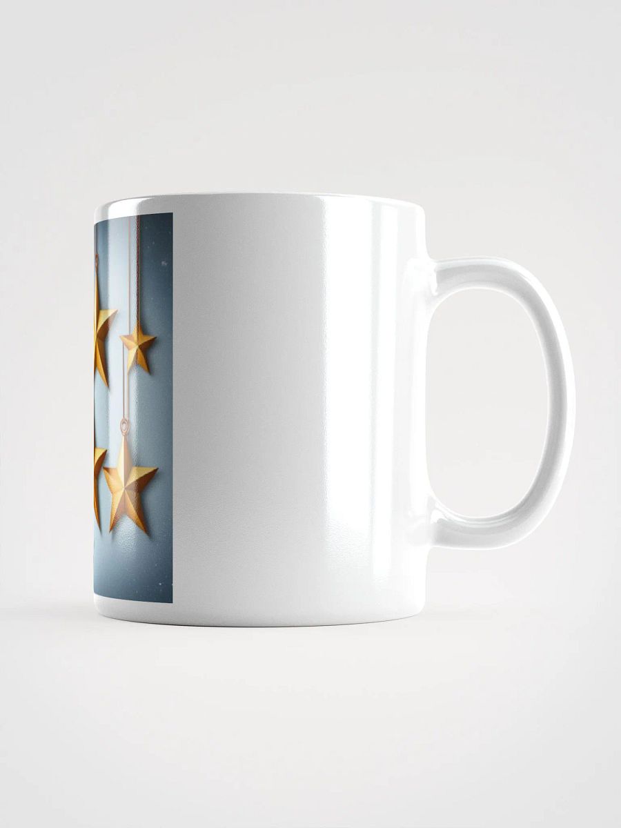 New Golden Stars White Glossy Mug product image (1)
