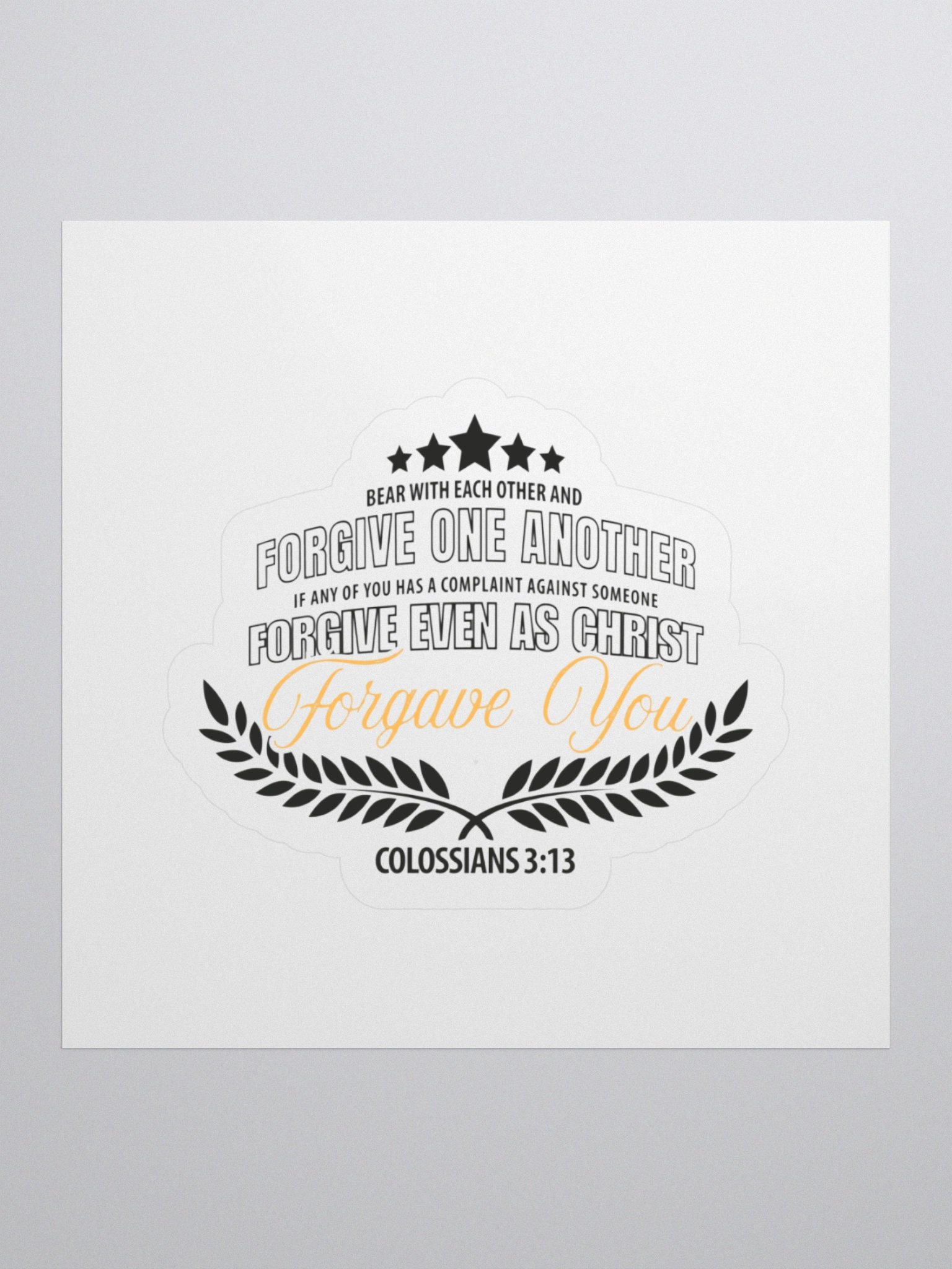 Colossians 3:13 Scripture Sticker product image (1)