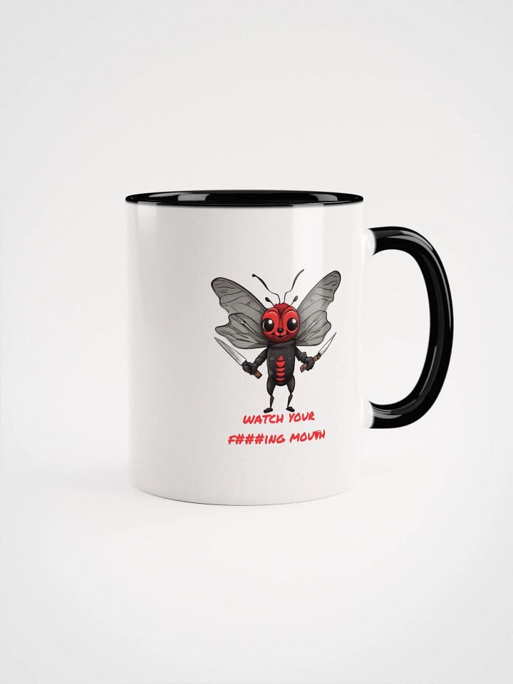 Watch Your Mouth Moth Mug product image (1)