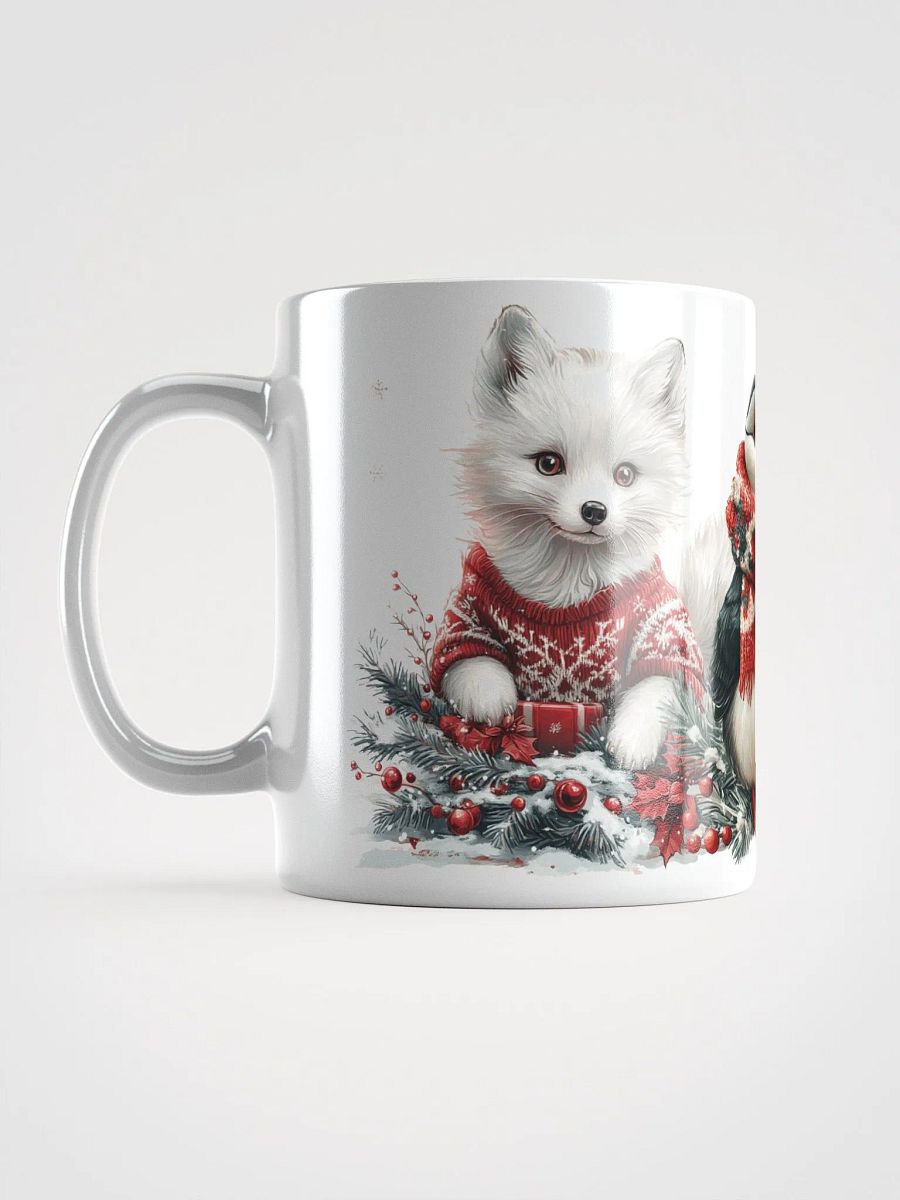 Festive Artic Friends White Glossy Mug product image (6)
