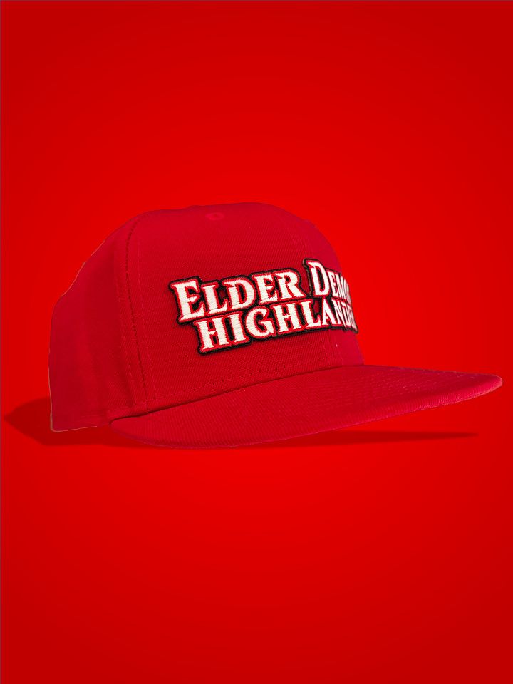 Snapback Cap - Elder Demon Highlander Retro Logo / Glow in the Dark product image (1)