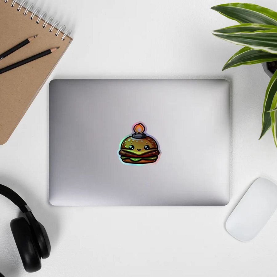 Gas Light Burger Holographic Sticker Sheet product image (11)