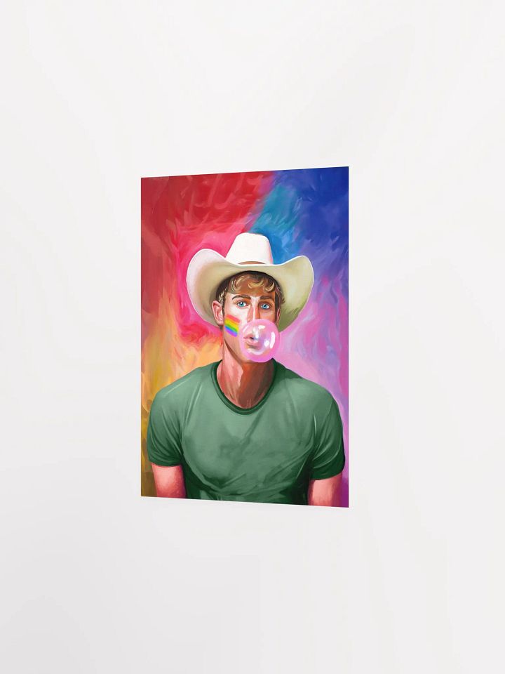 Gay Cowboy Pop Art Matte Poster product image (13)