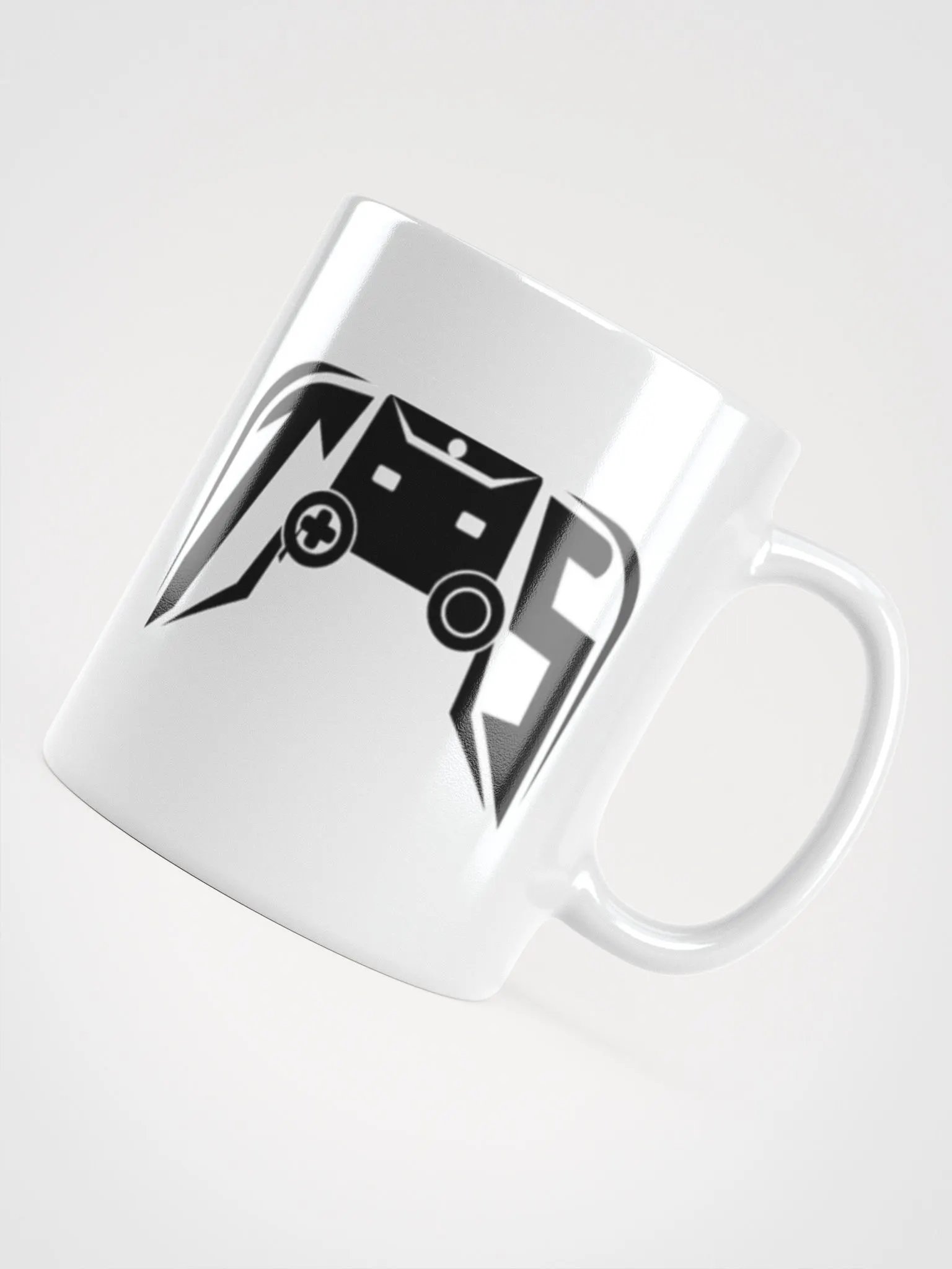 Tony Saiz Signature Logo White Glossy Mug (Panda) product image (4)