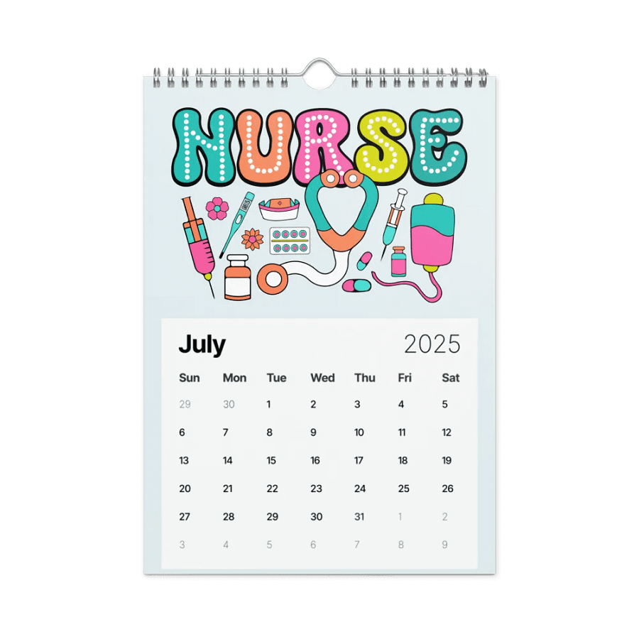2025 Nurse Wall Calendar product image (12)