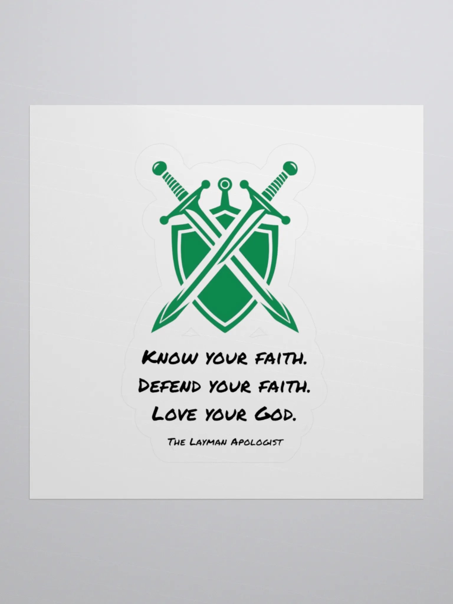 Know Your Faith Sticker product image (2)