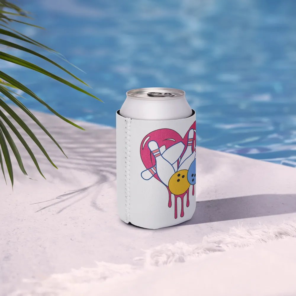 Heart Bowling Can Cooler product image (7)