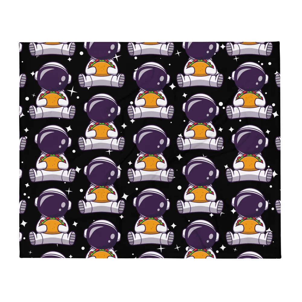 Galactic Taco Throw Blanket product image (2)