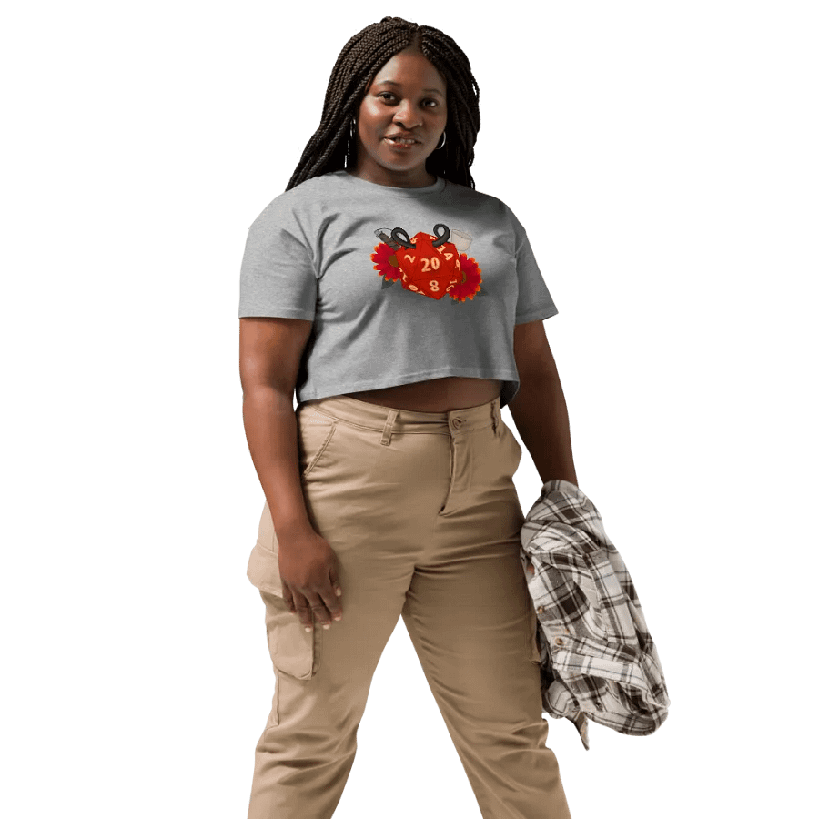 Wyll Inspired DND Die Crop Top product image (31)
