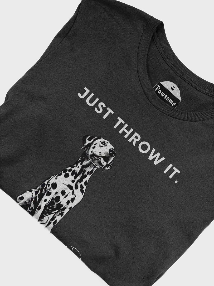 Playful Dalmatian Black T-Shirt product image (3)