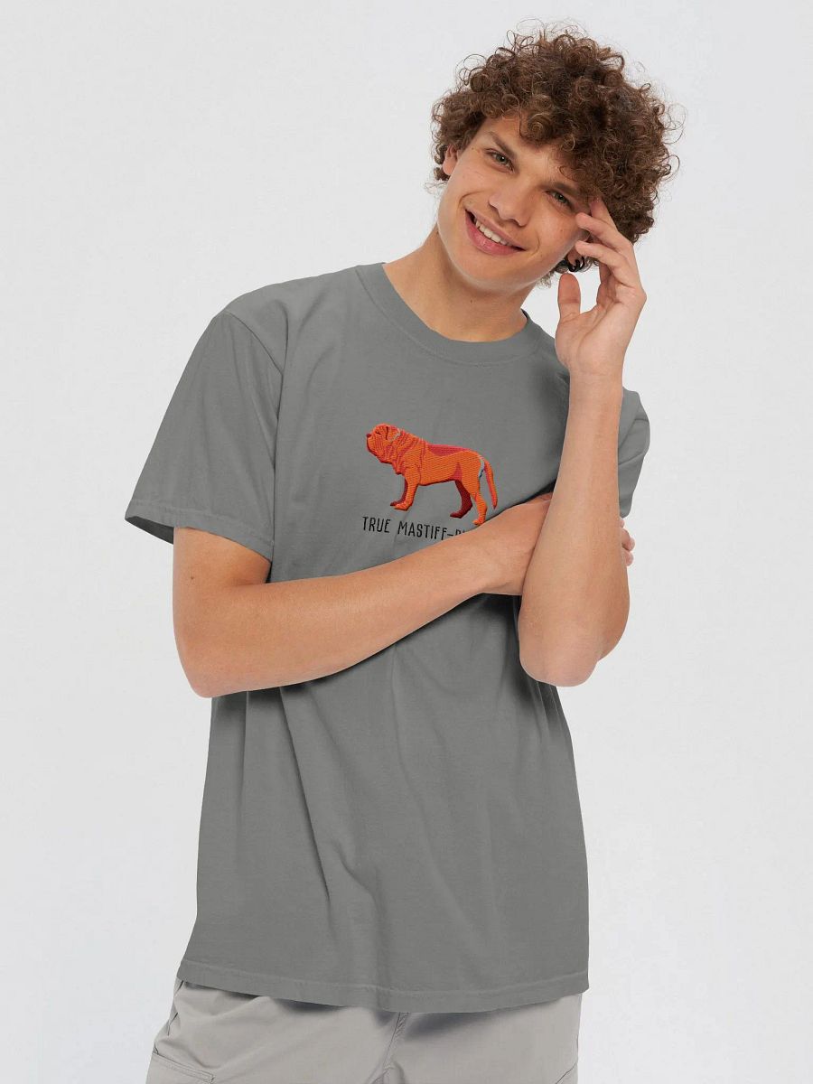 True Mastiff-Piece T-Shirt(Embroidered) of a Neapolitan Mastiff(Red) product image (8)
