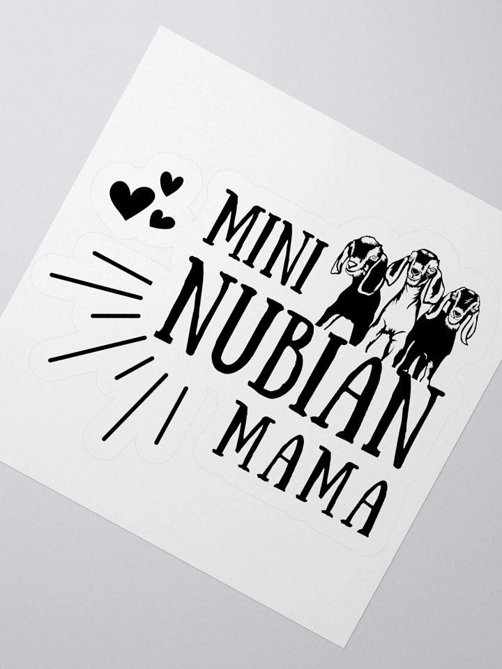 Mini Nubian Mama KISS Cut Stickers product image (10)