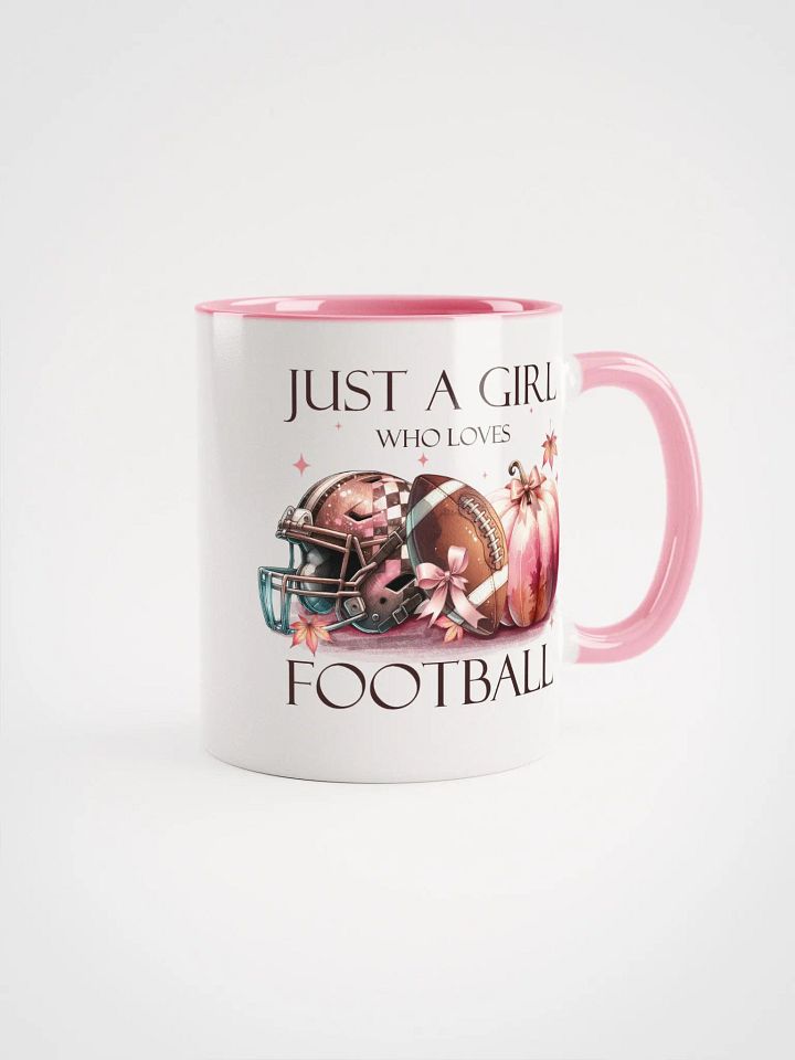 Just A Girl Who Loves Football Colored Mug product image (9)