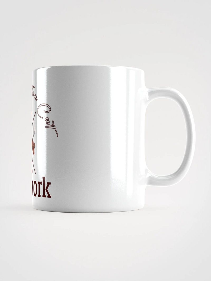 Rock, Paper, Scissors, Saw Blade mug