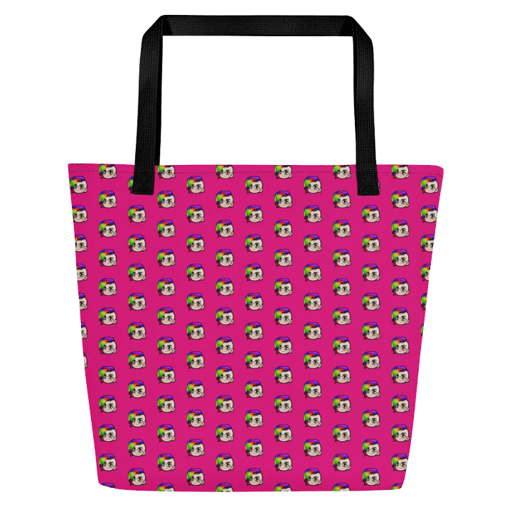 Hybrid Pride Large Tote Bag w/Pocket (Pink) product image (1)