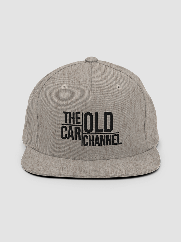 The Old Car Channel Snapback Hat (Black Font) product image (1)