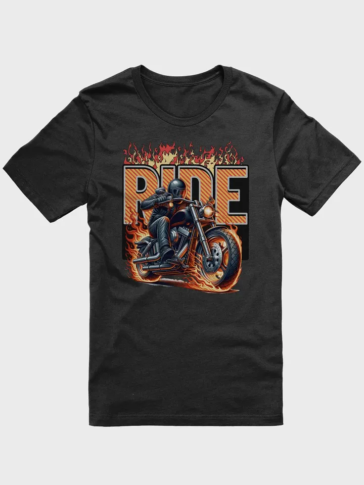 Ride Motorcycle Flaming T-Shirt product image (7)