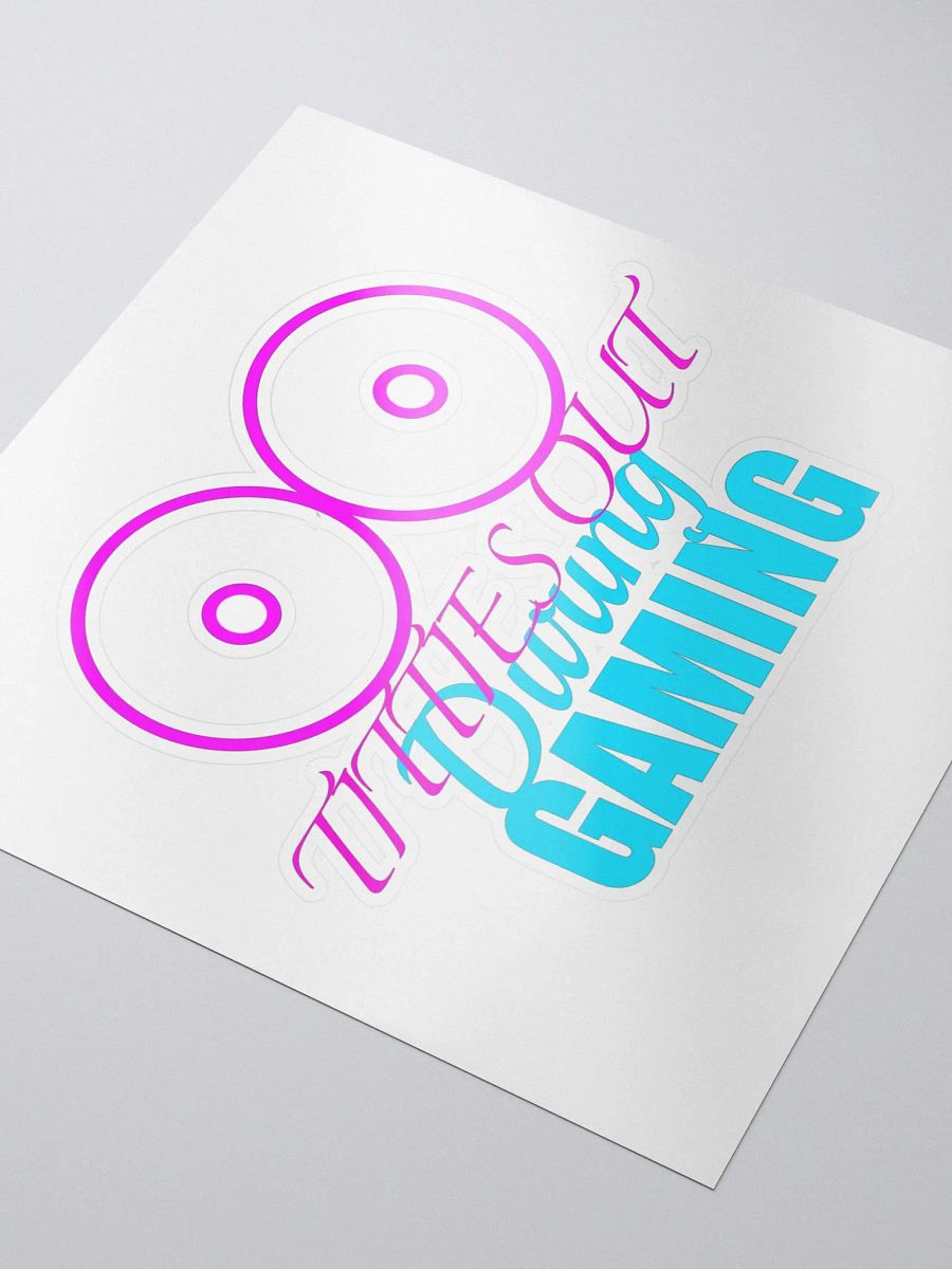 Tits out during gaming sticker (Large) product image (3)