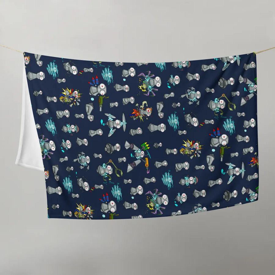 Procrastitrons! Fuzzy Blanket product image (21)