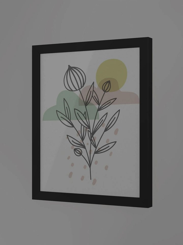 Botanical Bliss: Framed Matte Poster product image (20)