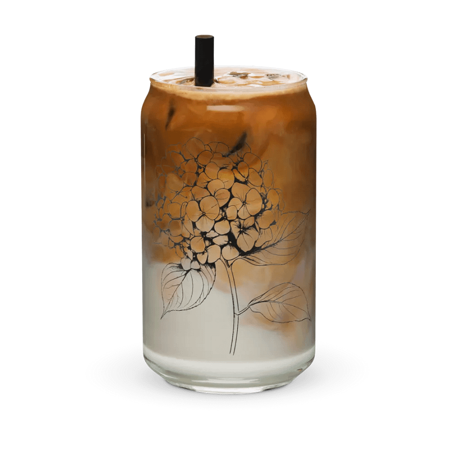 Hydrangea Sleek Can-Shaped Glassware product image (6)