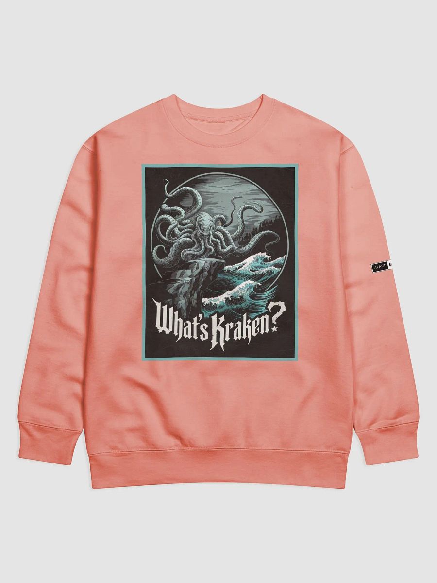 "WHAT'S KRAKEN" premium cotton sweatshirt product image (1)