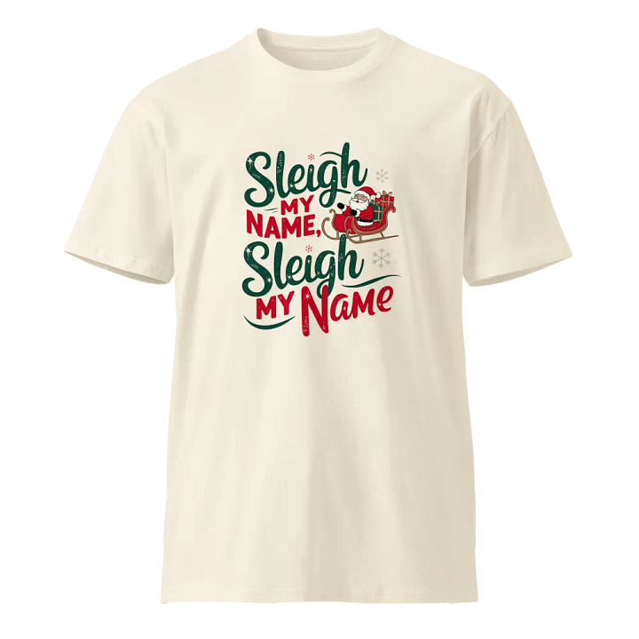 Festive Santa Sleigh Unisex Tee product image (9)