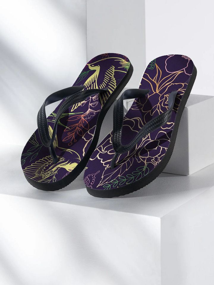 Botanical Sanctuary Custom Flip-Flops product image (1)