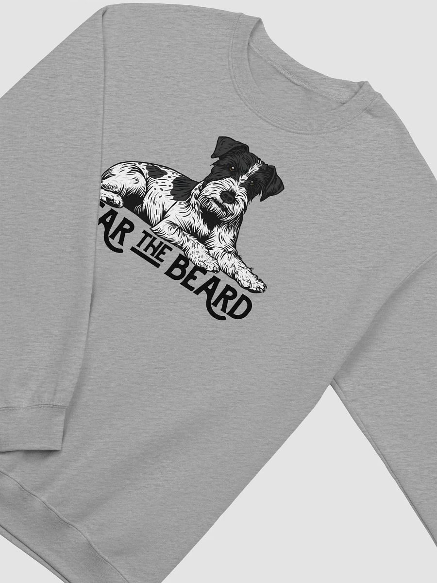Fear the Beard Sweatshirt of a Schnauzer(Black & White Parti) | Funny Shirt for Bearded Dog Paw-rents product image (27)