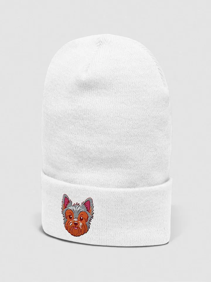 Yorkshire Terrier Dog Illustration Embroidered Beanie product image (17)