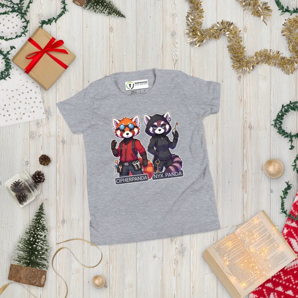 Nyx and Cipher Panda youth Tshirt product image (162)