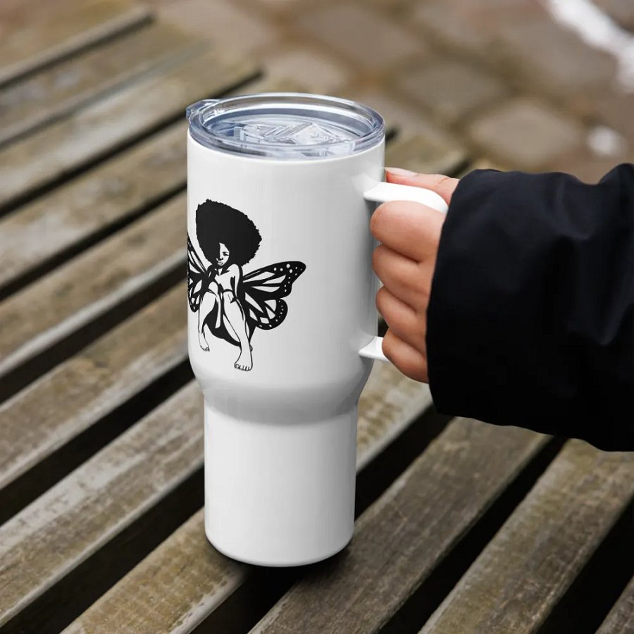 "Wings of Transformation" Travel Cup product image (5)