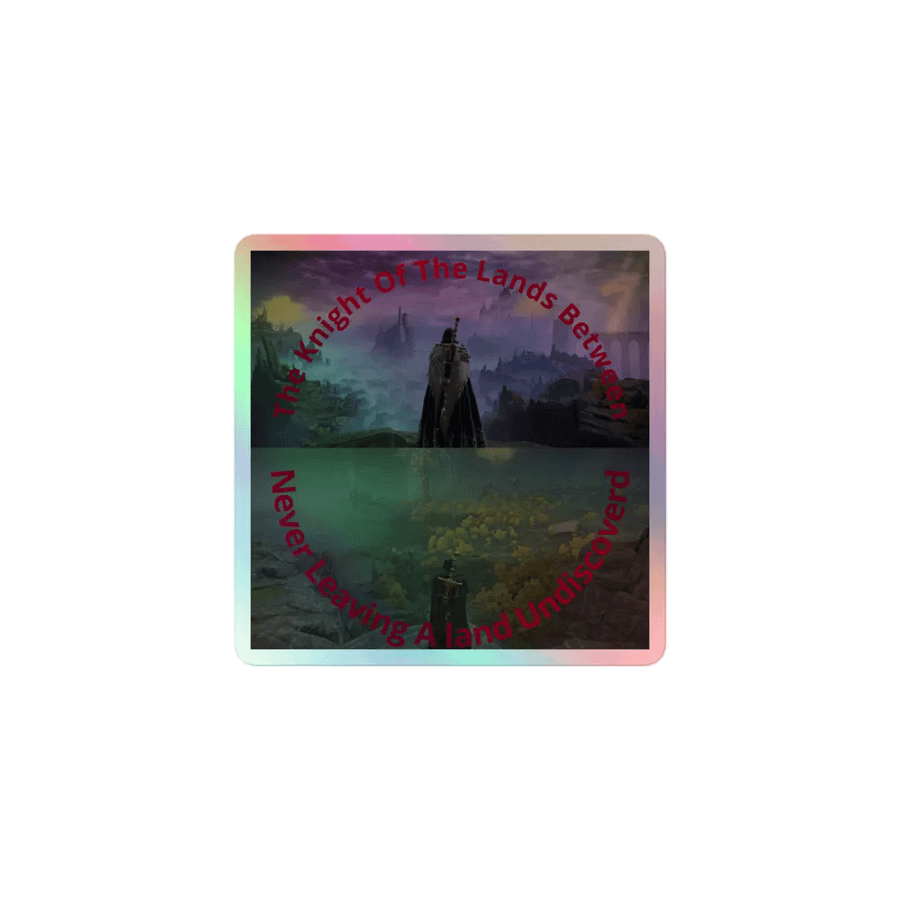 Lands Between Adventure Holographic Sticker Sheet product image (1)