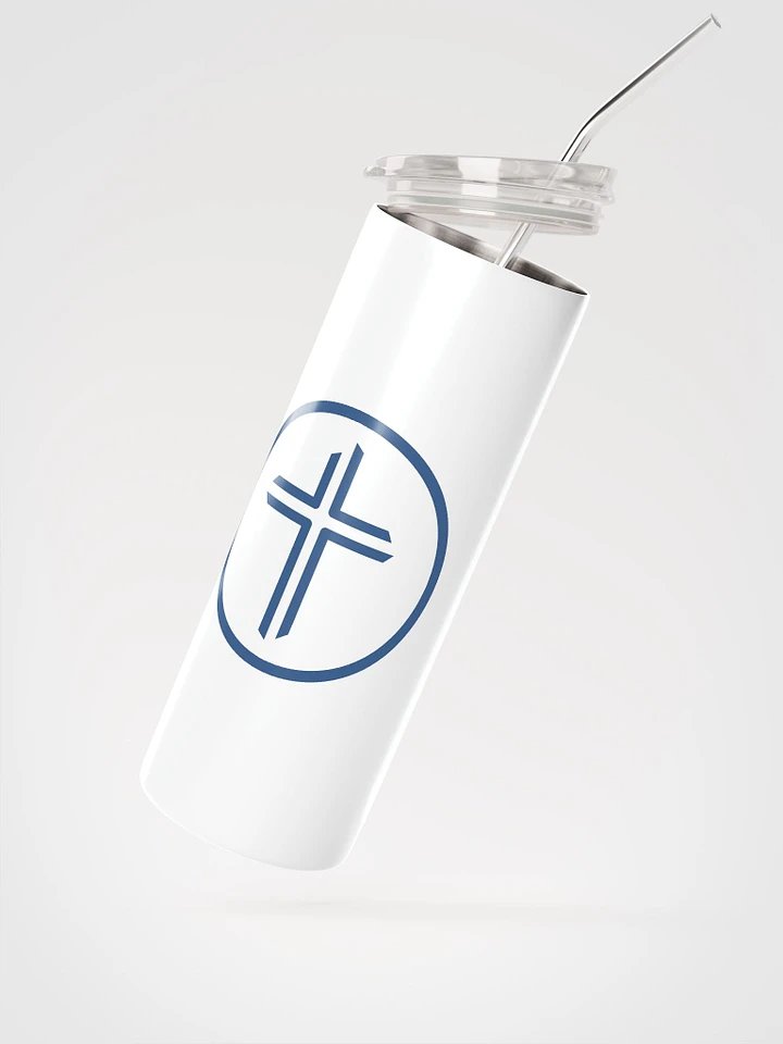 Cross Logo Tumbler (White) product image (1)