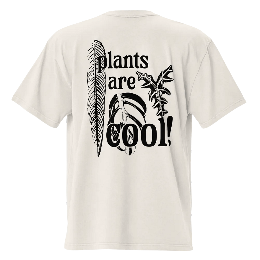 plants are cool 😎 oversized tee product image (3)