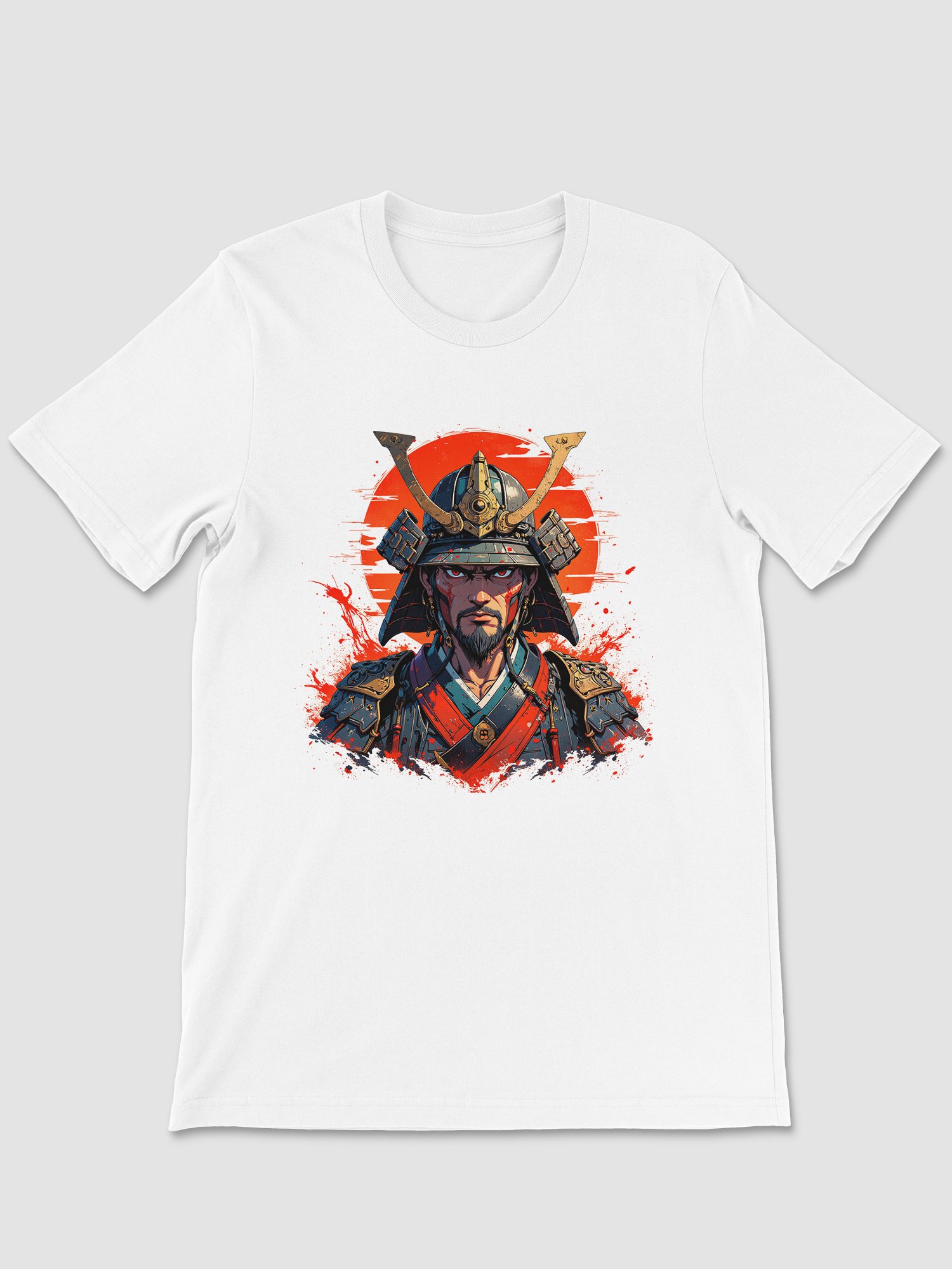 🏷️ Samurai Blood Armor Tee – The Red Code of Honor product image (1)