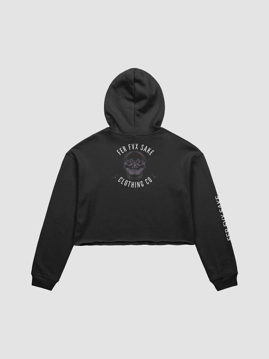 FFS 3D Skull Women's Cropped Hoodie product image (2)