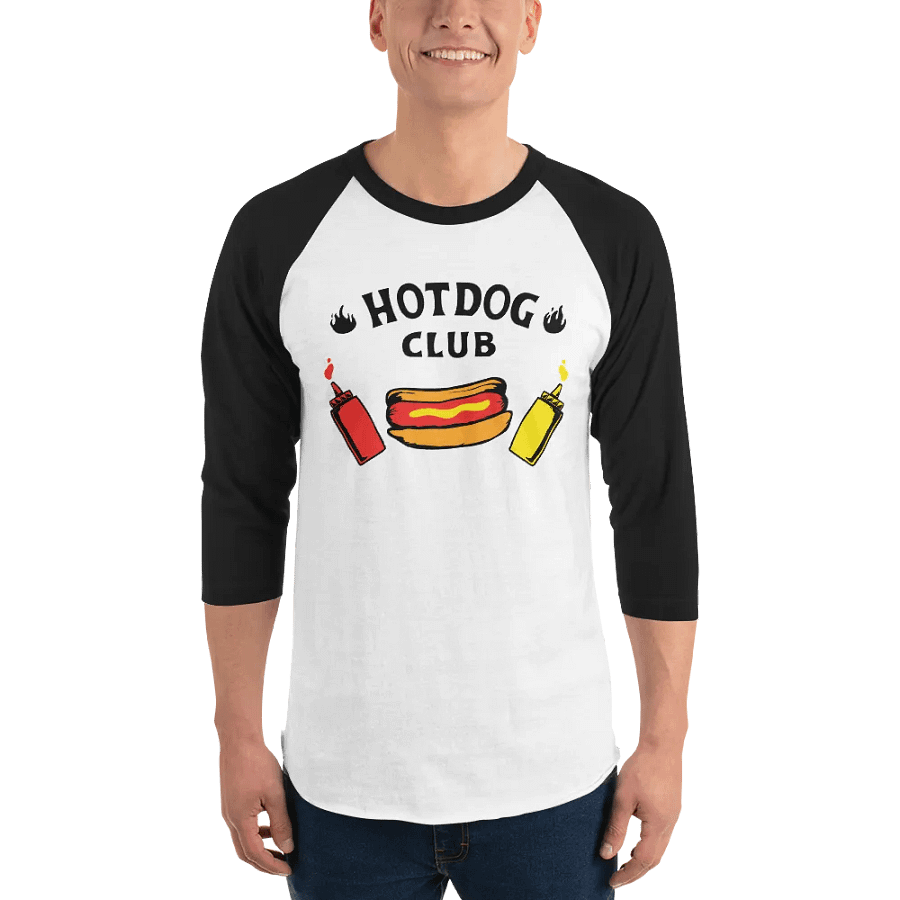 Hotdog Club Raglan Shirt product image (2)
