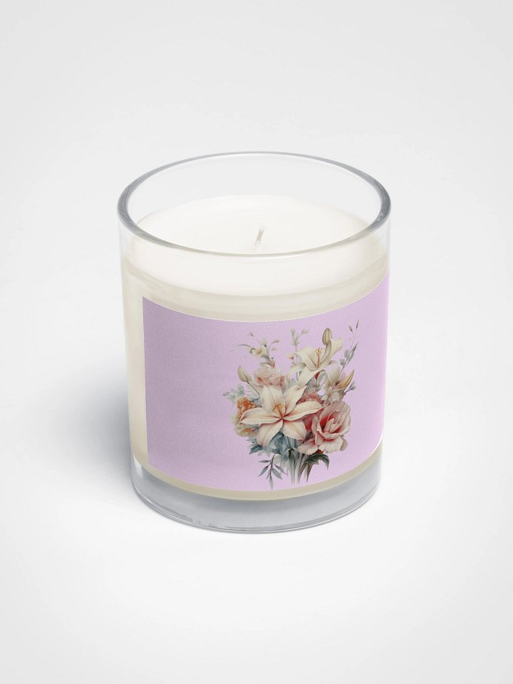 Pink Rose in Bloom Soy Wax Candle product image (2)