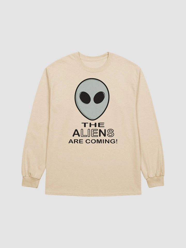 The Aliens Are Coming! - Gildan Ultra Cotton Long Sleeve T-Shirt product image (2)