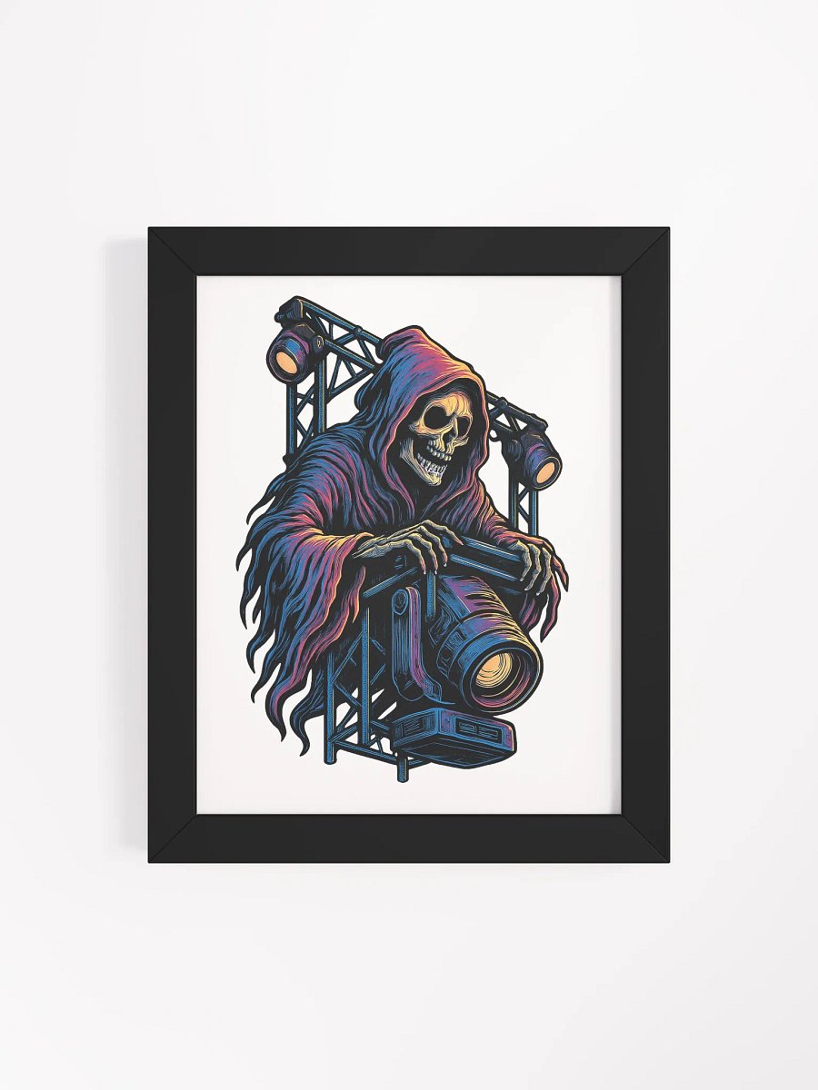 Theatrically Jerry: "Grimm Mover" Grim Reaper Moving Head Light Framed Poster product image (4)