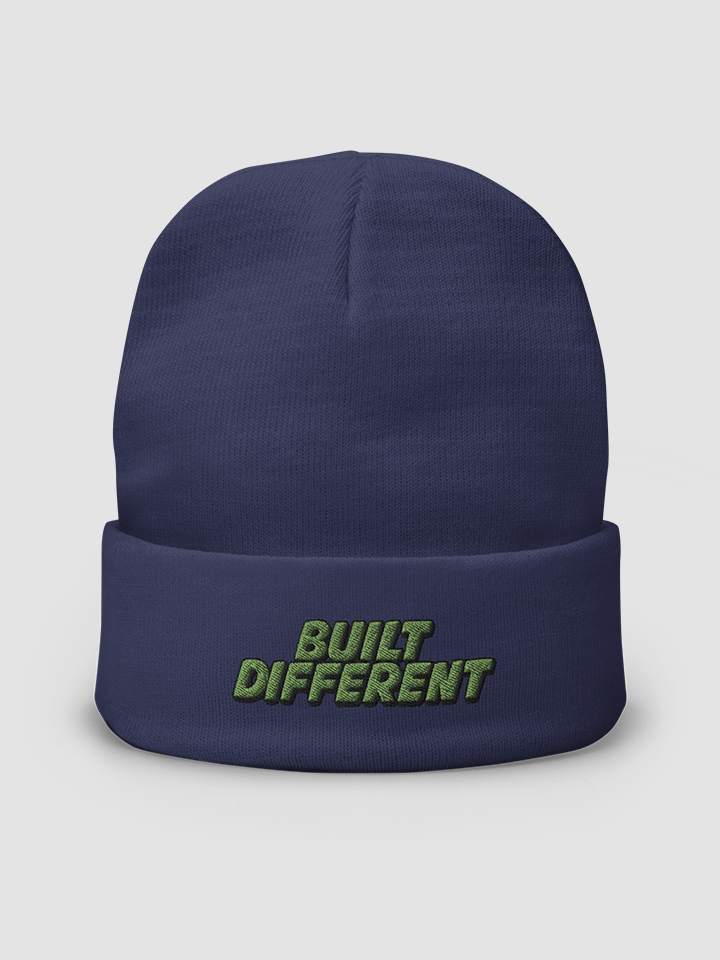 BUILT DIFFERENT BEANIE product image (2)