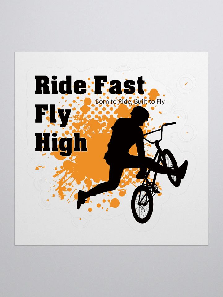 Ride Fast Fly High Kiss Cut Stickers product image (3)