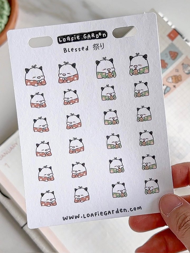 Blessed (Gratitude) 祭り Sticker Sheet product image (1)