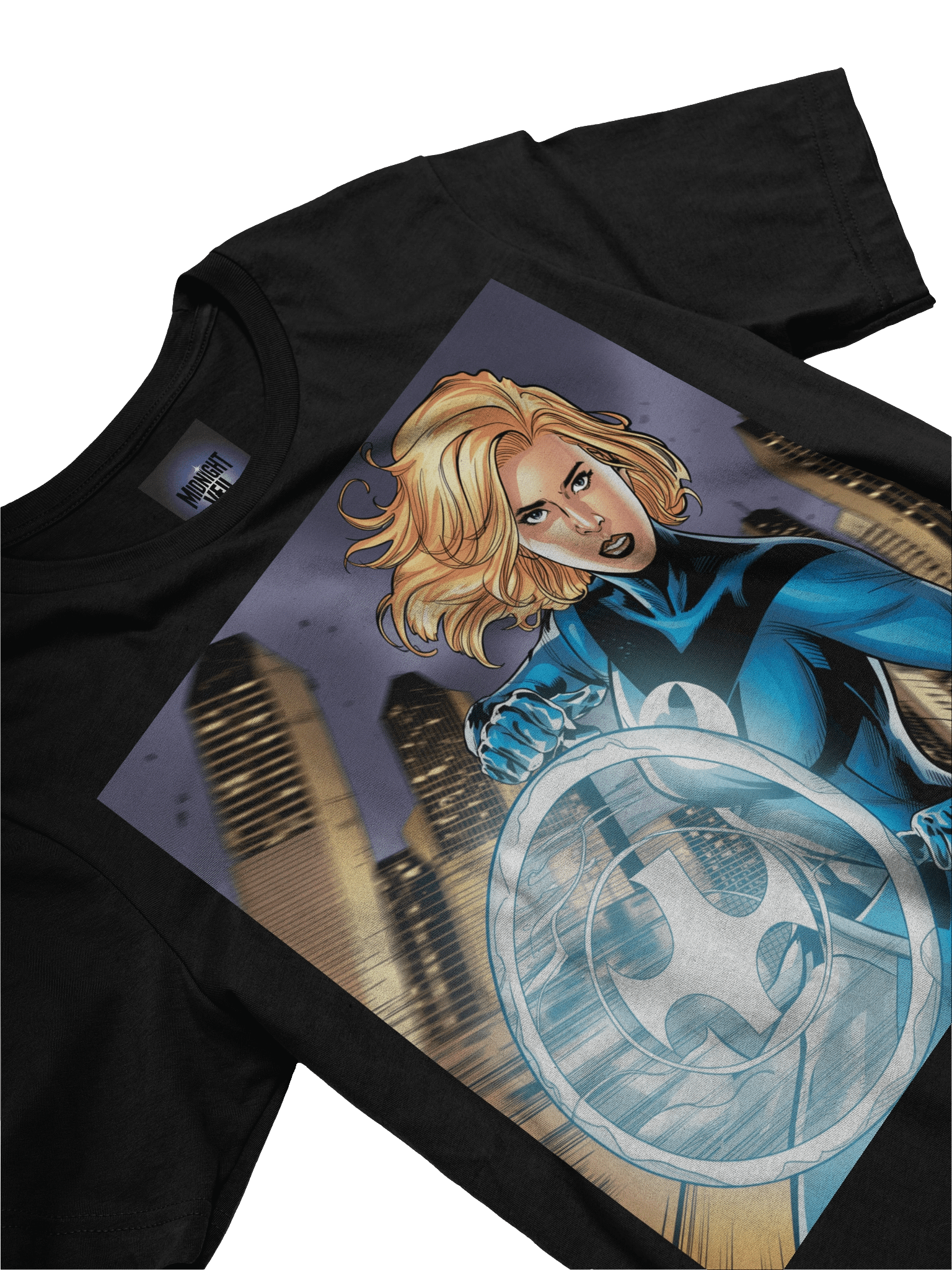 Invisible Woman Phantom Shield Supersoft T-Shirt – Veiled Force Vortex product image (5)