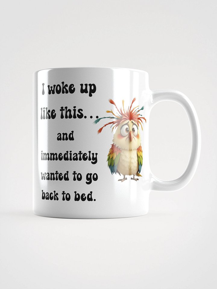Flustered Featherball – Colorful Cartoon Bird product image (1)