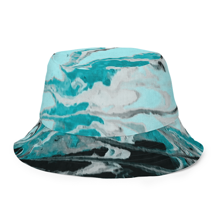Fluid Turquoise Art Hat product image (2)